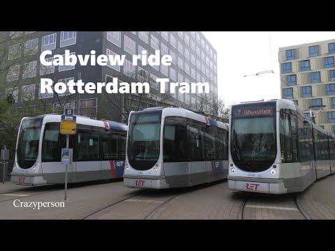 Cabview Tram Erasmus Universiteit - Rotterdam CS in 2021