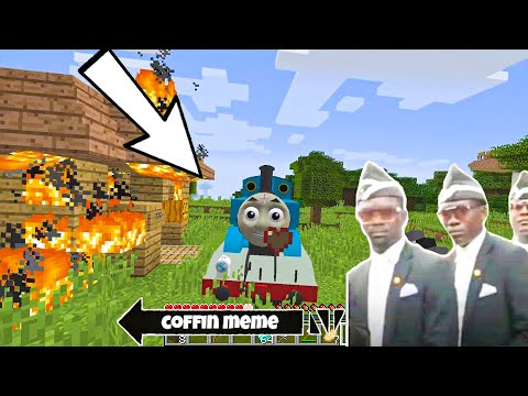 I found Worm Thomas Tank Engine in Minecraft - Coffin Meme