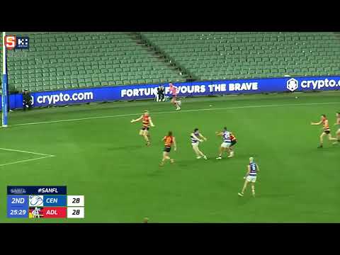 Rd 18 SANFL Snapshot - Adelaide's Tariek Newchurch shrugs, baulks & goals