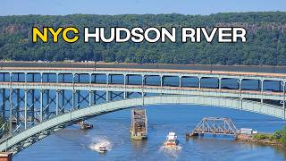 🔴NYC LIVE CAM🚆Relaxing Amtrak & Hudson River Ambience (ASMR) live webcam