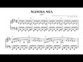 ABBA Mamma Mia Piano