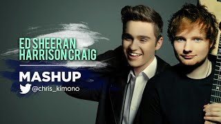 Ed Sheeran &amp; Harrison Craig - Thinking Out Your Beautiful (Mashup)