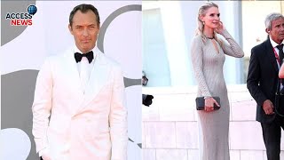 ✨ Jude Law Shines in Venice 🎬 Wife Phillipa Coan Stuns in Rare Appearance 💕
