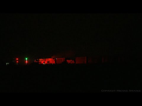 2PM6 Pacific National Freight Train In Night Rain - PoathTV Australian Railways