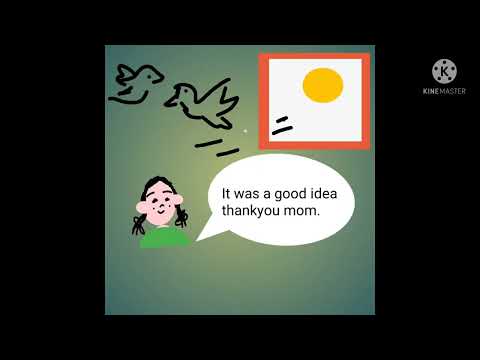 conversation between mother and daughter/baby sparrows/wedding#coversation#sparrow