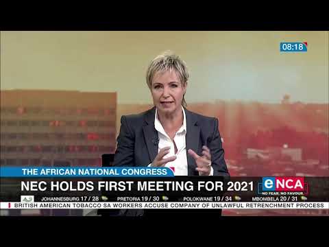 The African National Congress NEC holds first meeting for 2021