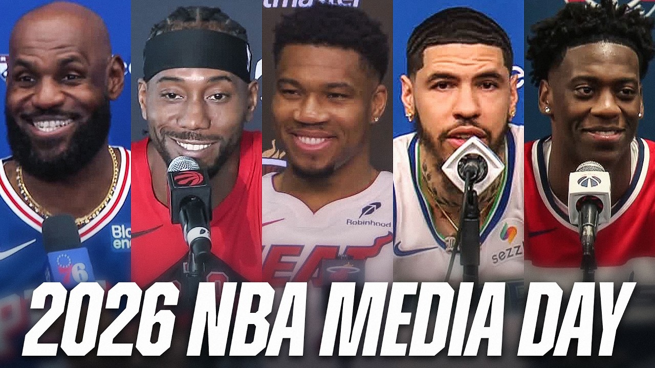 LeBron In A 76ers Uniform 👀, Kawhi’s Laugh, Giannis Has Jokes & More | Best of 2026 NBA Media Day