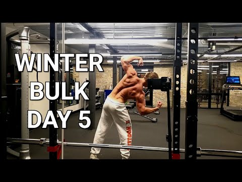 Winter Bulk Day 5 - Pull Day | Deadlifts, Back & Biceps