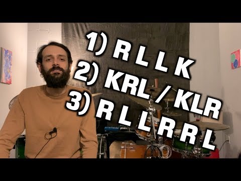 3 SUPER IMPORTANT Patterns for Building Chops - Drum Lesson