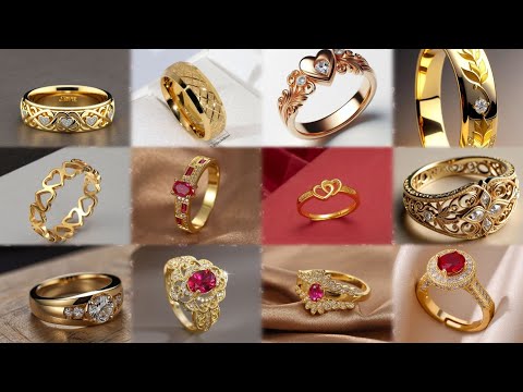 latest gold rings designs 2024 for women // beautifull gold ring design for | girl @gold_design_sk