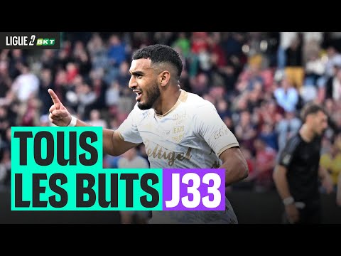 Tous les buts de la 33ème journée - Ligue 2 BKT 24/25