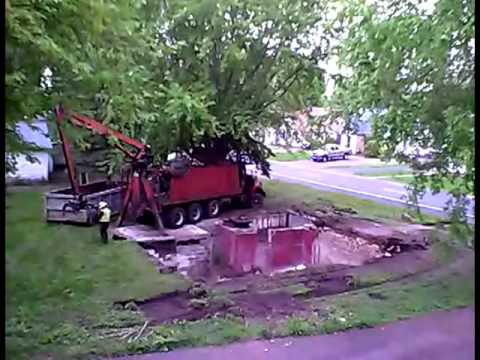 Junker Home Demolition Stillwater  Part 3.mpg