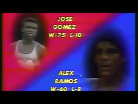 José Gomez (Cuba) vs Ramos (USA). 1978. Boxing.
