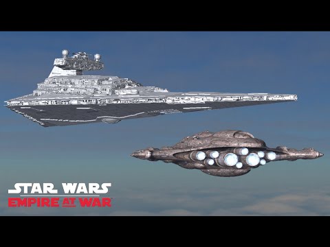 Imperial Star Destroyer VS Rebel MC 80 - Star Wars : Empire at War Remake Mod 5.0