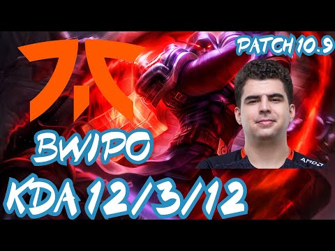 FNC Bwipo JAYCE vs CAMILLE TOP - EUW CHALLENGER - PATCH 10.9