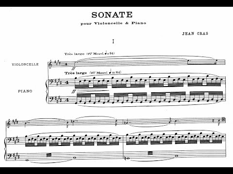 Jean Cras - Cello Sonata