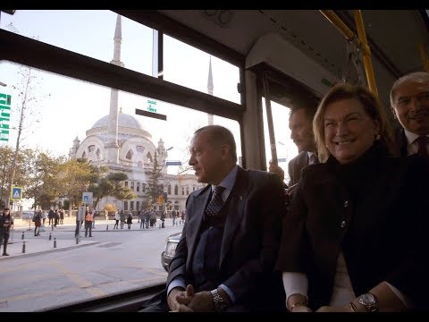 TEMSA Elektrikli Otobüs Cumhurbaşkanı Erdoğan'ın Zorlu Sınavını Geçti