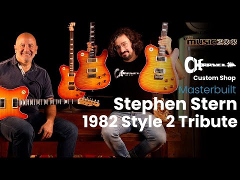 Charvel Custom Shop 1982 Style 2 Stephen Stern Masterbuilt Tribute Journeyman Relic Cherry Sunburst image 11