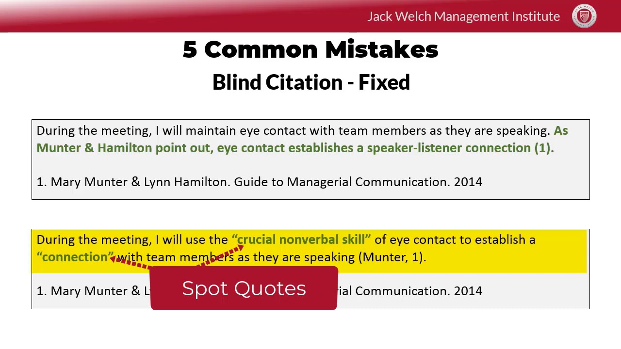 Two-Minute Citations: Avoid These 5 Common Mistakes