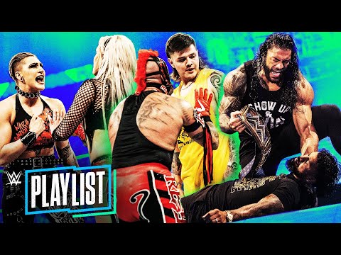 WWE Betrayals 1-Hour Playlist, Logan Paul’s WWE Crown Jewel Vlog, New AEW Tour Dates | Fight Size