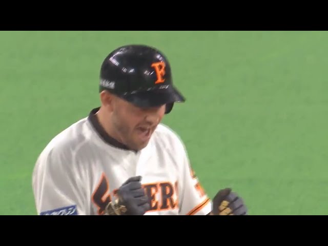 【5回裏】満塁のチャンスに燃えた!! ファイターズ・レアードの逆転タイムリー!! 2017/6/23 F-E