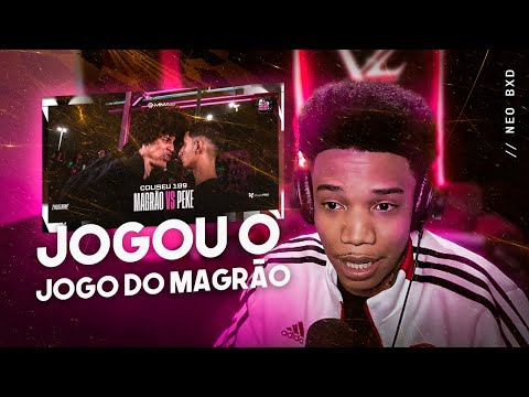 (CLIMA QUENTE 🔥) MAGRÃO X PEKE - BATALHA DO COLISEU - NEO REAGE