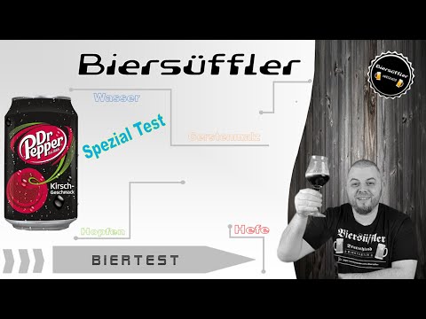 Biersüffler Getränke Spezial Test - Dr Pepper Kirsche