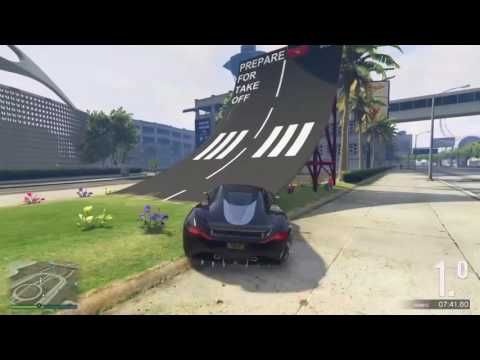 Gta 5 Online - Carrera Acrobatica - Carrera troll - Final Épico
