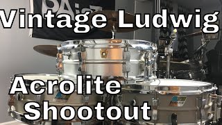 Video thumbnail for Vintage Ludwig  Acrolite Shootout by The Music Room
