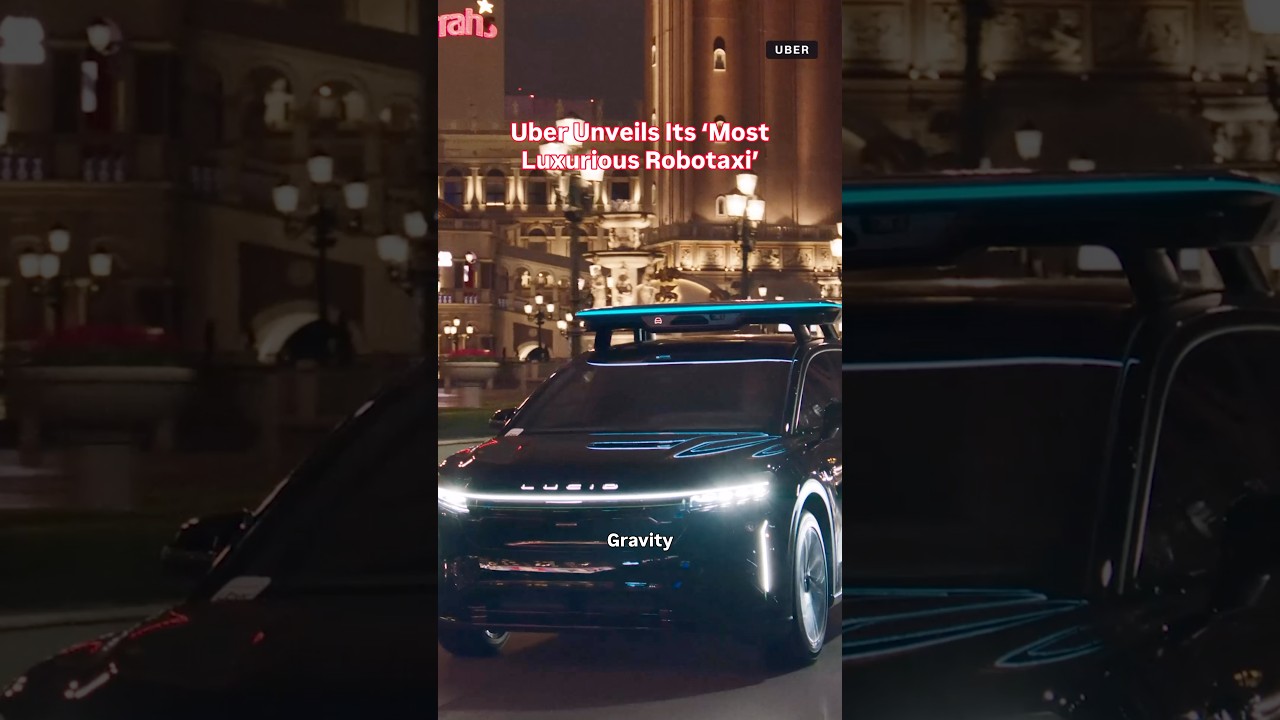 Uber Unveils Its 'Most Luxurious Robotaxi,' in Partnership With Lucid and Nuro