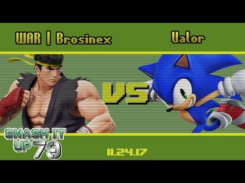 WAR | Brosinex (Ryu) vs Valor (Sonic) - SIU 79 - Wii U