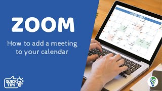 How to add ZOOM link into your calendar and invite others.