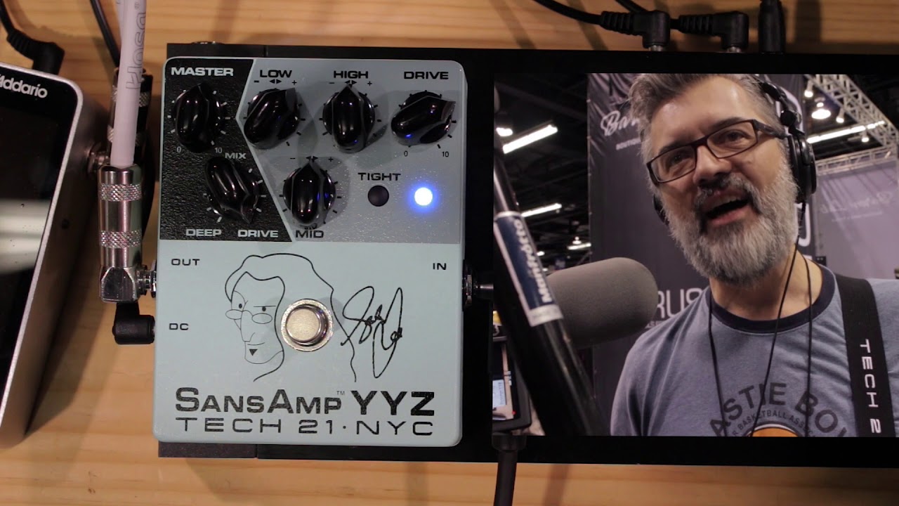 Tech 21 SansAmp Geddy Lee YYZ Bass Preamp Pedal