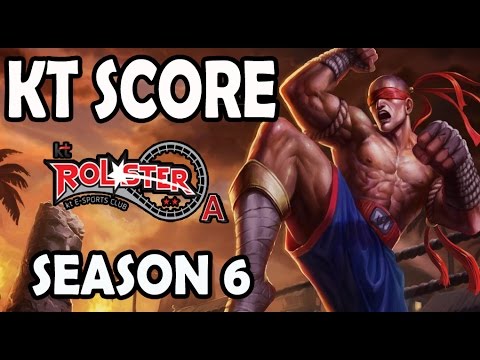 KT Score LEE SIN vs GRAGAS Jungle Korea Challenger 522LP