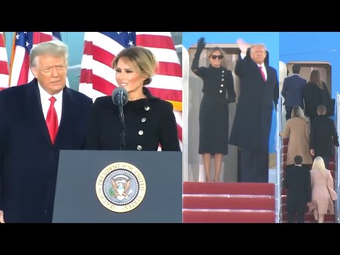 Trump final address as president: 'We will be back in some form' (speech in Joint Base Andrews)