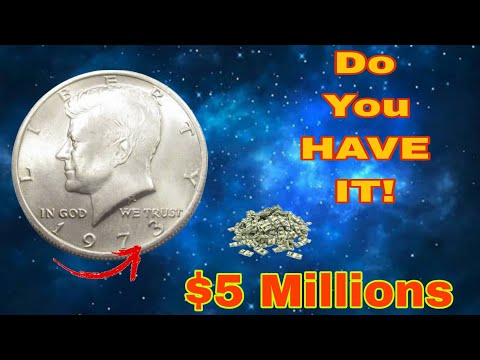 VERY VALUABLE 1973 HALF DOLLAR COINS WORTH MONEY - RARE COINS TO LOOK FOR!!