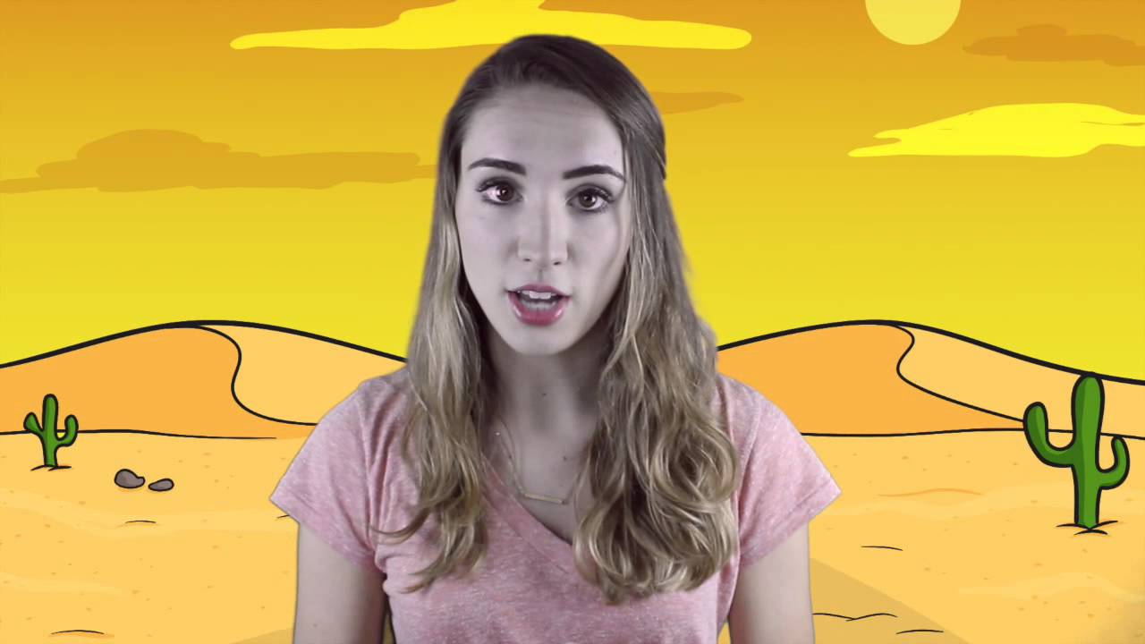 Cartoon Sandy Desert Background