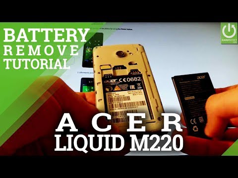 How to Remove Battery in ACER Liquid M220 - Force Restart / Soft Reset