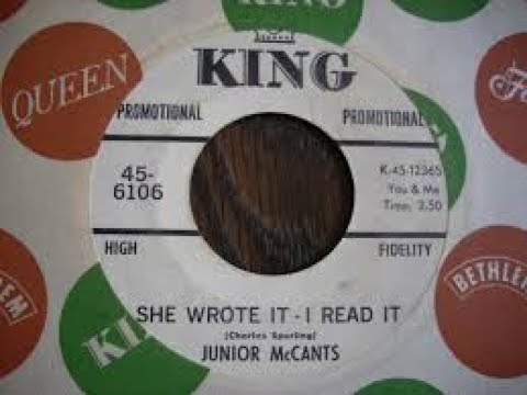 She Wrote It-I Read It JUNIOR McCANTS Video Steven Bogarat