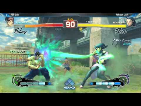 [EVO 2014 USFIV Top 8] RZR Gackt (Fei Long) vs Meltdown Louffy (Rose)