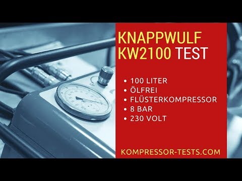 Knappwulf KW2100 Kompressor Test | 100 Liter | Silent | Ölfrei