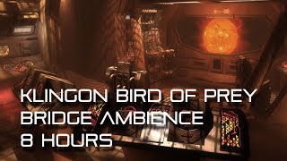Klingon Bird of Prey Bridge Ambience *8 Hours* (for study, work or sleep)