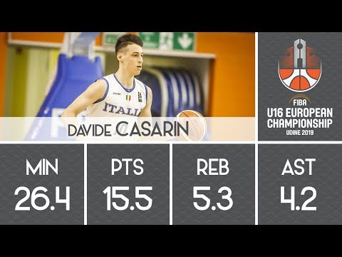 Davide Casarin - 2019 U16 European Championship