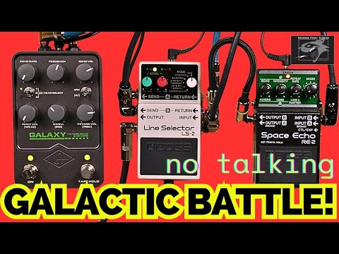 Galaxy vs Space Echo RE-2: A Tape Echo Pedal Shootout (No Talking)