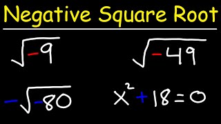 How To Find The Square Root of a Negative Number