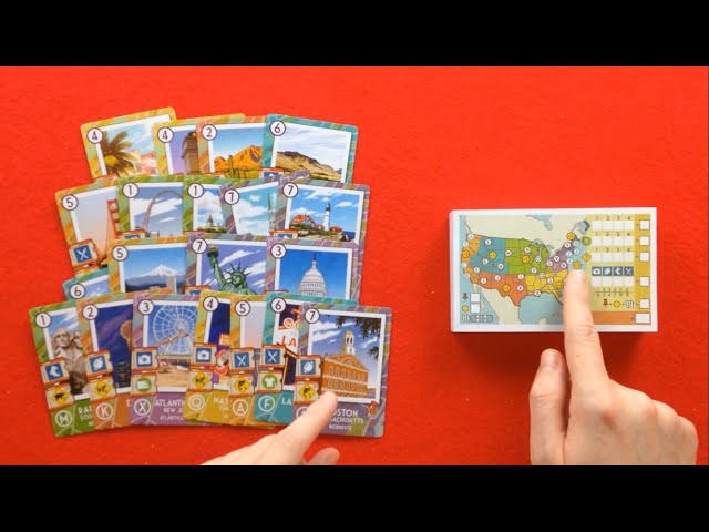 Vídeo relacionado con SD GAMES - Boomerang USA - Juego de Cartas - Draft, Viajes y Países - Tamaño 13X18X4cm - 328 Cartas