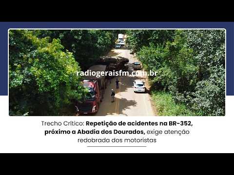 Repetição de acidentes na BR-352, próximo a Abadia dos Dourados