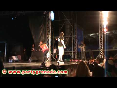 Patrice Roberts, Farmer Nappy & Machel at "Preeday" Aug 3rd, 2011