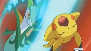 Ash Vs Trip full battle(pikachu vs serperior)