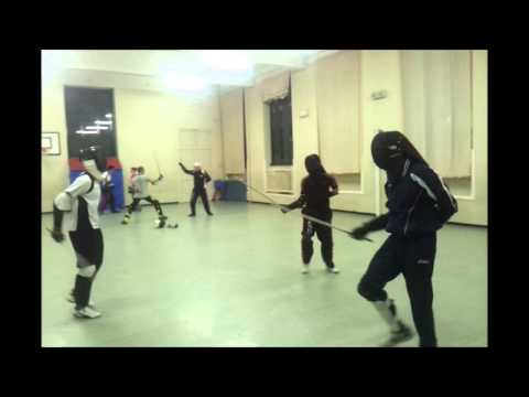 Canne italiana walking stick fighting - Against two opponents